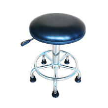 Synthetic Leather Comfortable Black Color ESD Anti-static Round Chair for Lab Use